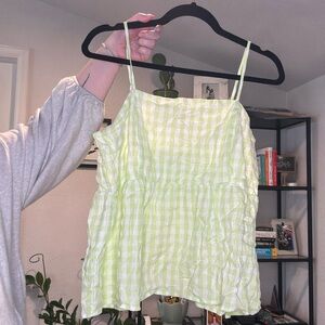 Lime Green Spaghetti Strap Top